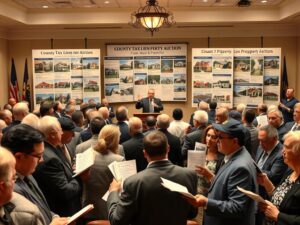 county tax lien property auctions