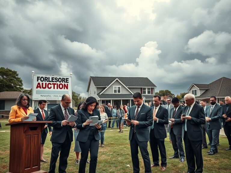 foreclosure auction risks