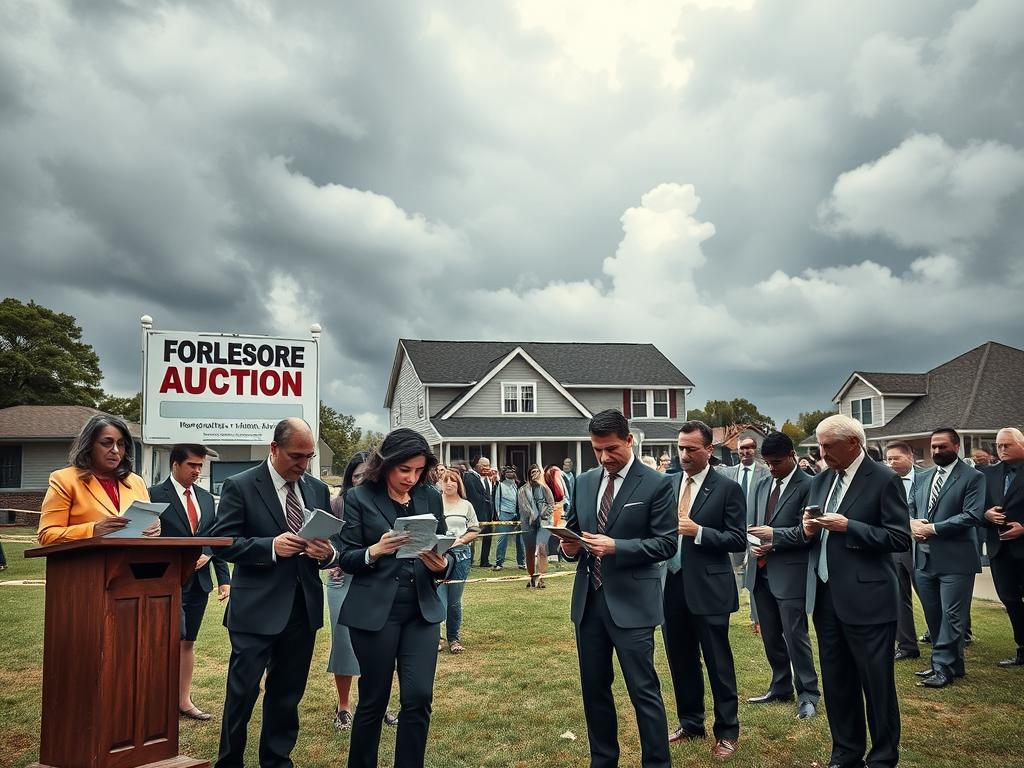 foreclosure auction risks