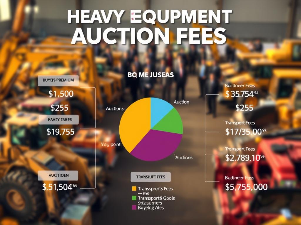 heavy equipment auction fees breakdown