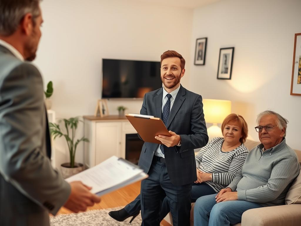 initial communication with occupants