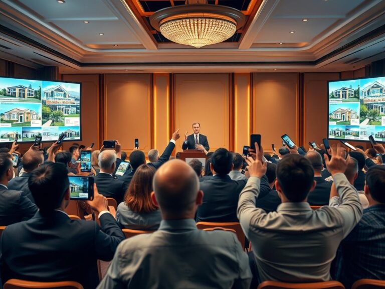 real estate auction bidding tactics