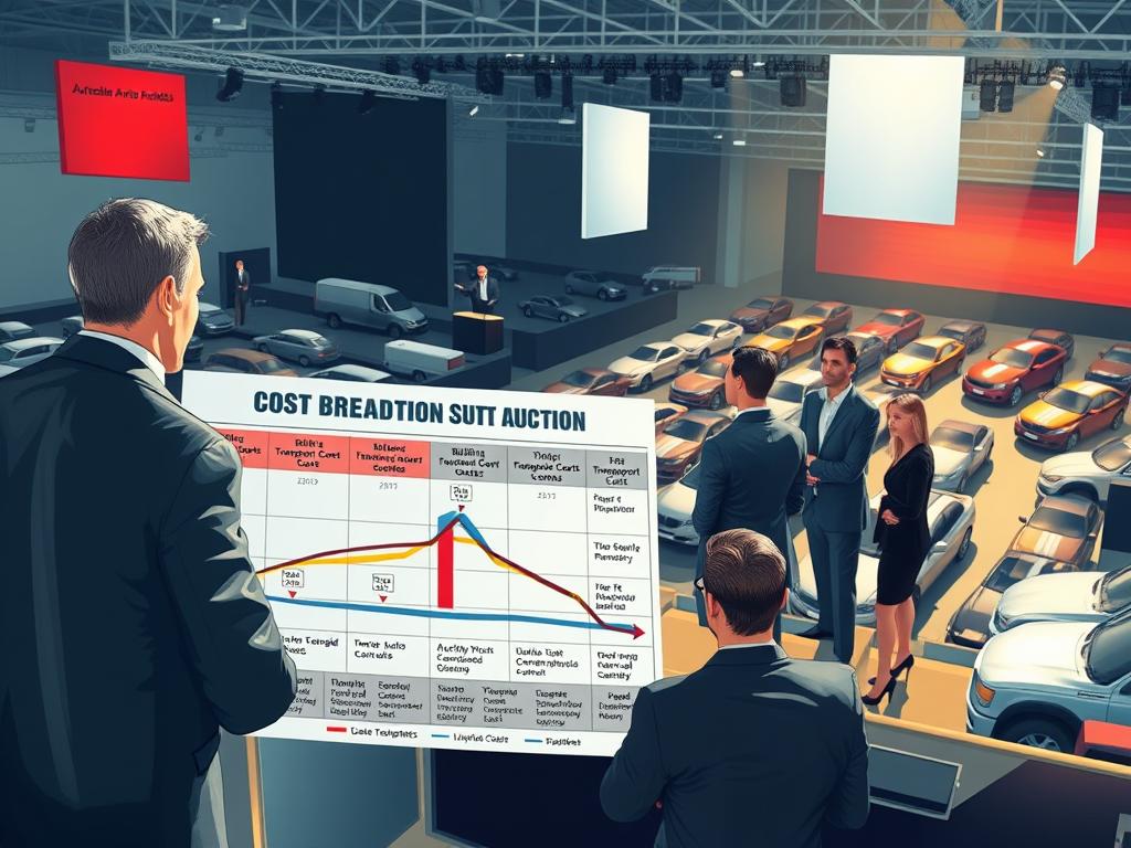 wholesale auto auction cost breakdown